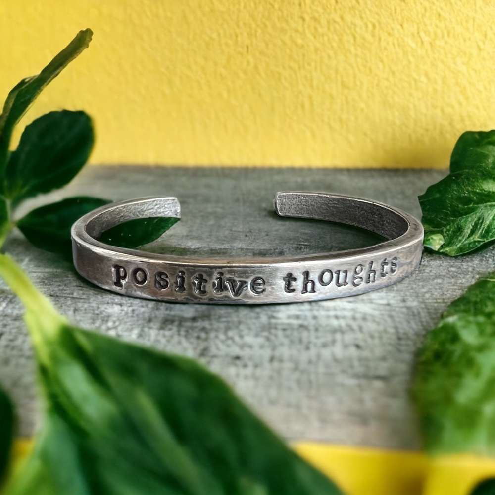 💖 Alisa Michelle “Positive Thoughts” Cuff Bracelet 💖